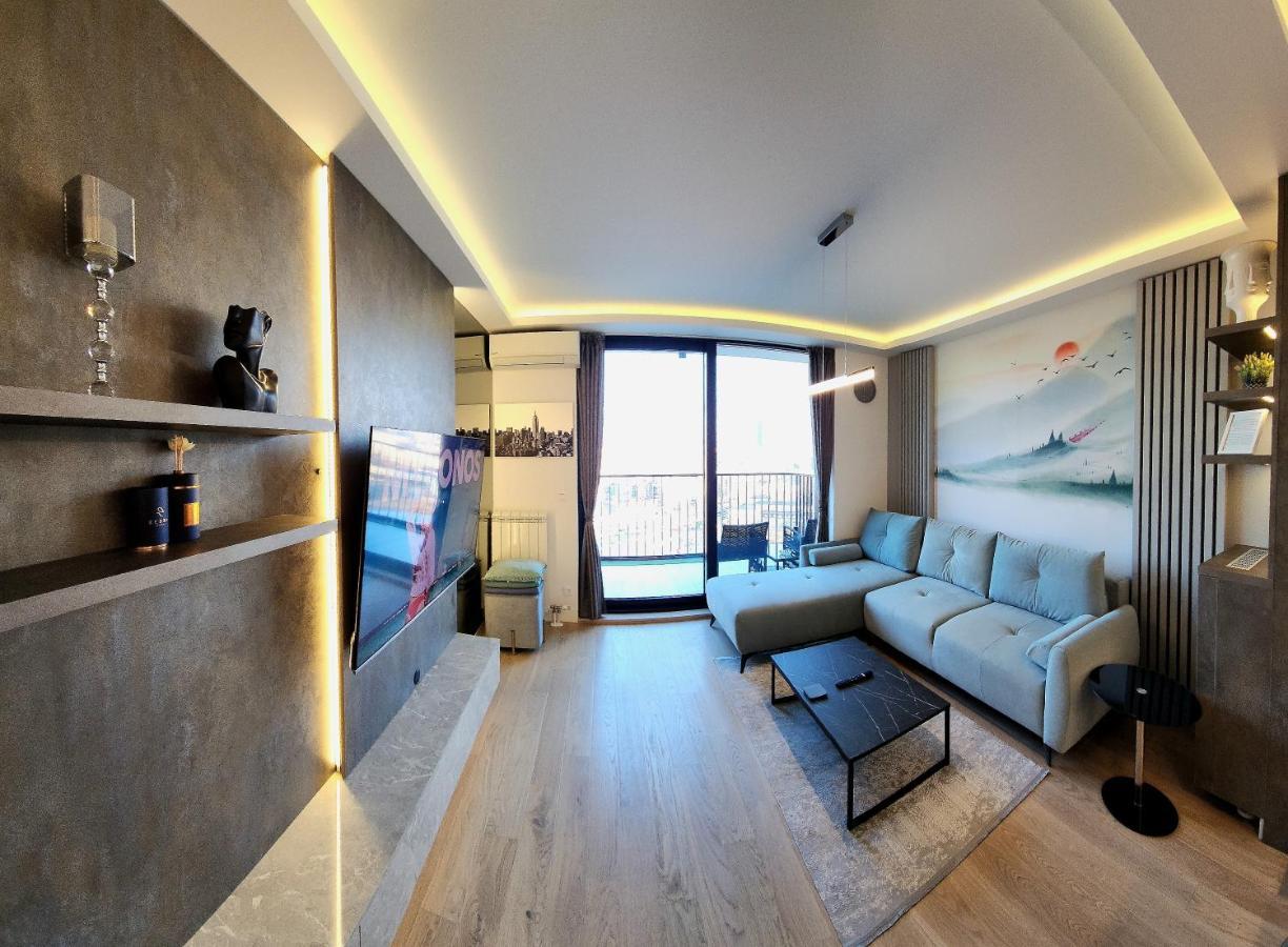Belgrade Waterfront 16Th Fl Lux Apt. W/ City View Ngoại thất bức ảnh