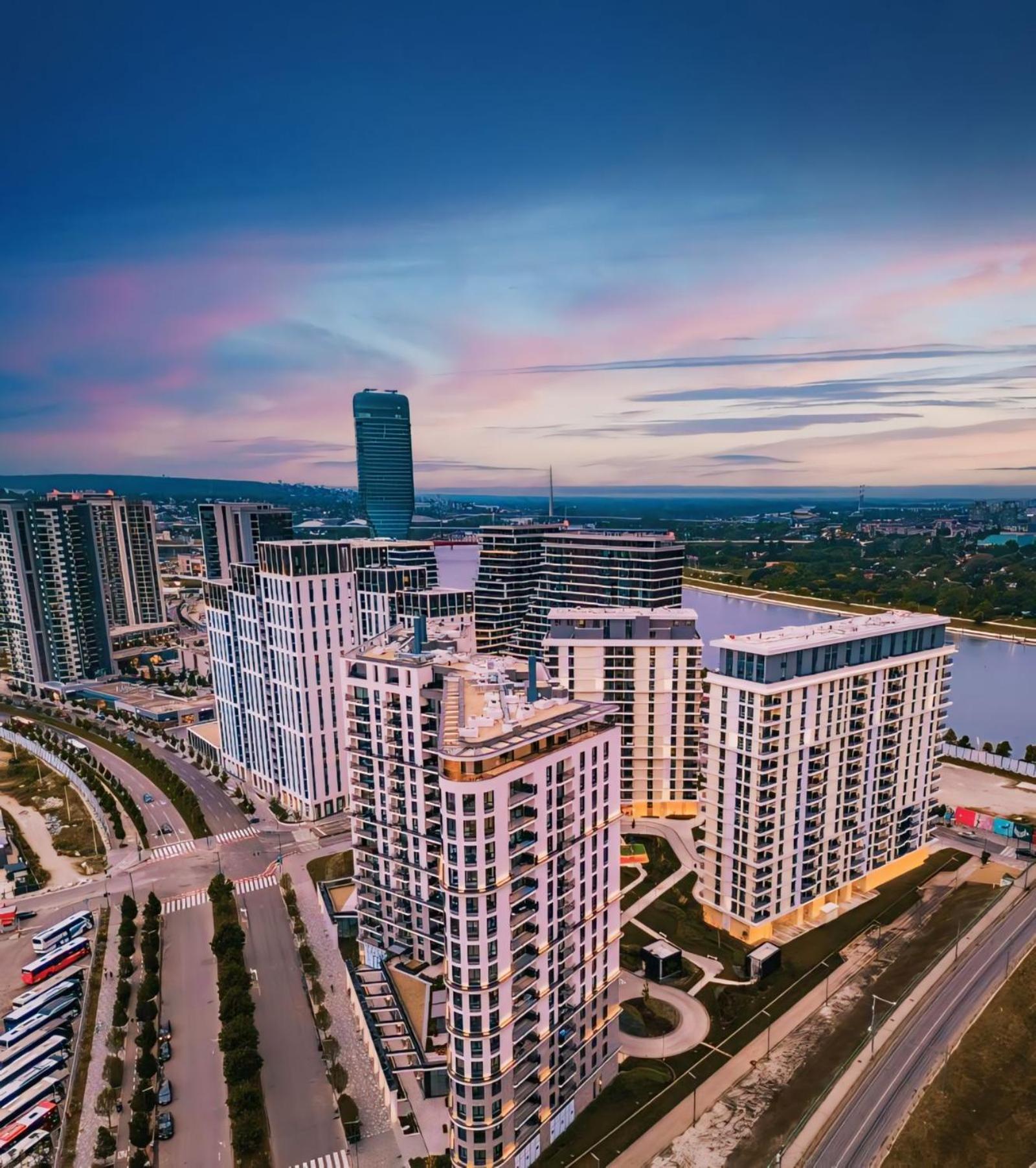 Belgrade Waterfront 16Th Fl Lux Apt. W/ City View Ngoại thất bức ảnh