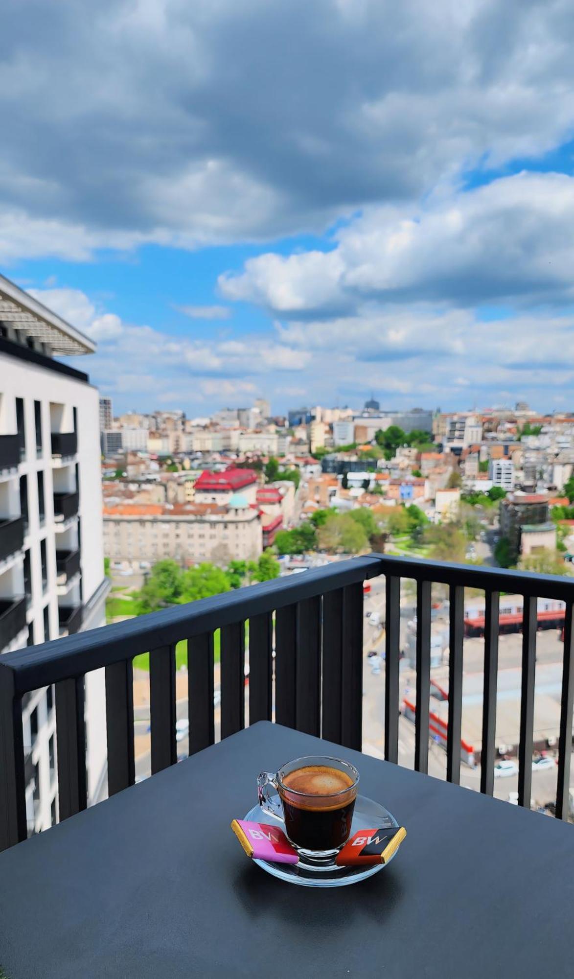 Belgrade Waterfront 16Th Fl Lux Apt. W/ City View Ngoại thất bức ảnh