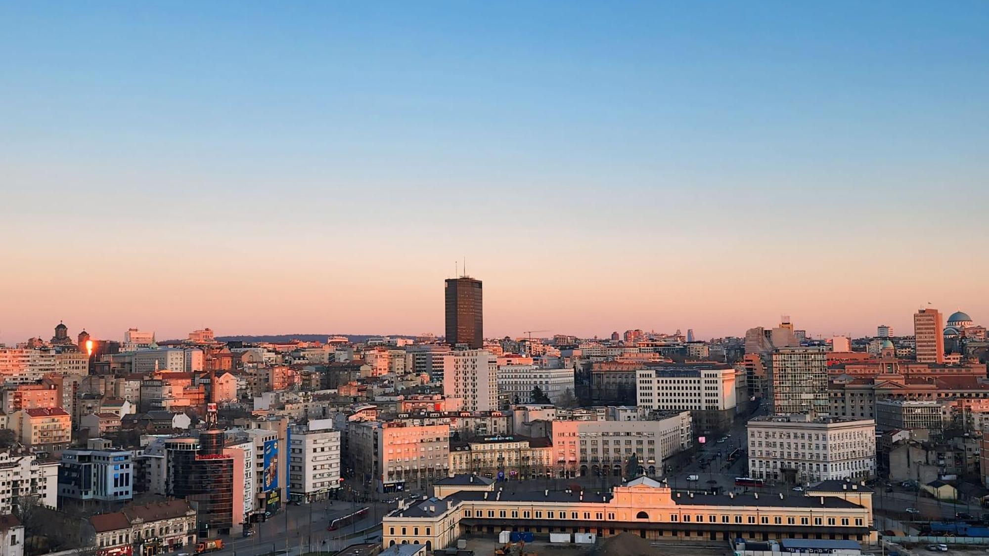 Belgrade Waterfront 16Th Fl Lux Apt. W/ City View Ngoại thất bức ảnh