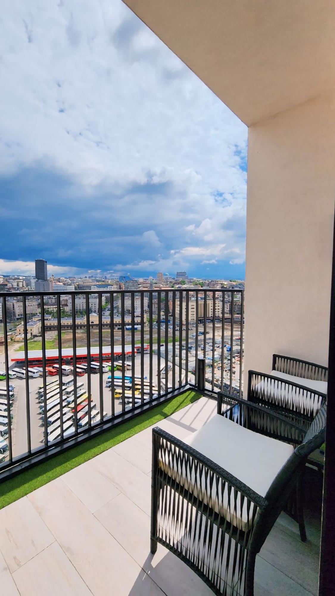 Belgrade Waterfront 16Th Fl Lux Apt. W/ City View Ngoại thất bức ảnh