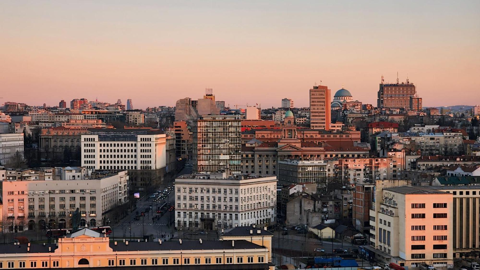 Belgrade Waterfront 16Th Fl Lux Apt. W/ City View Ngoại thất bức ảnh